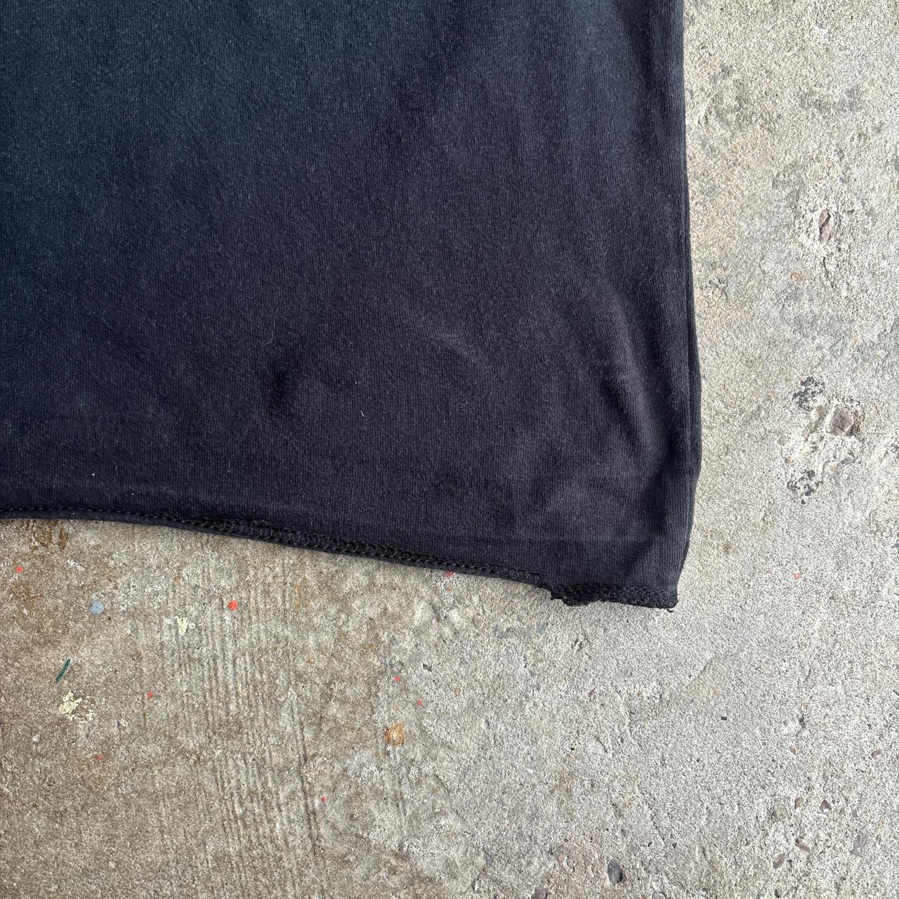 Black & Grey Bench Y2K T-Shirt - L