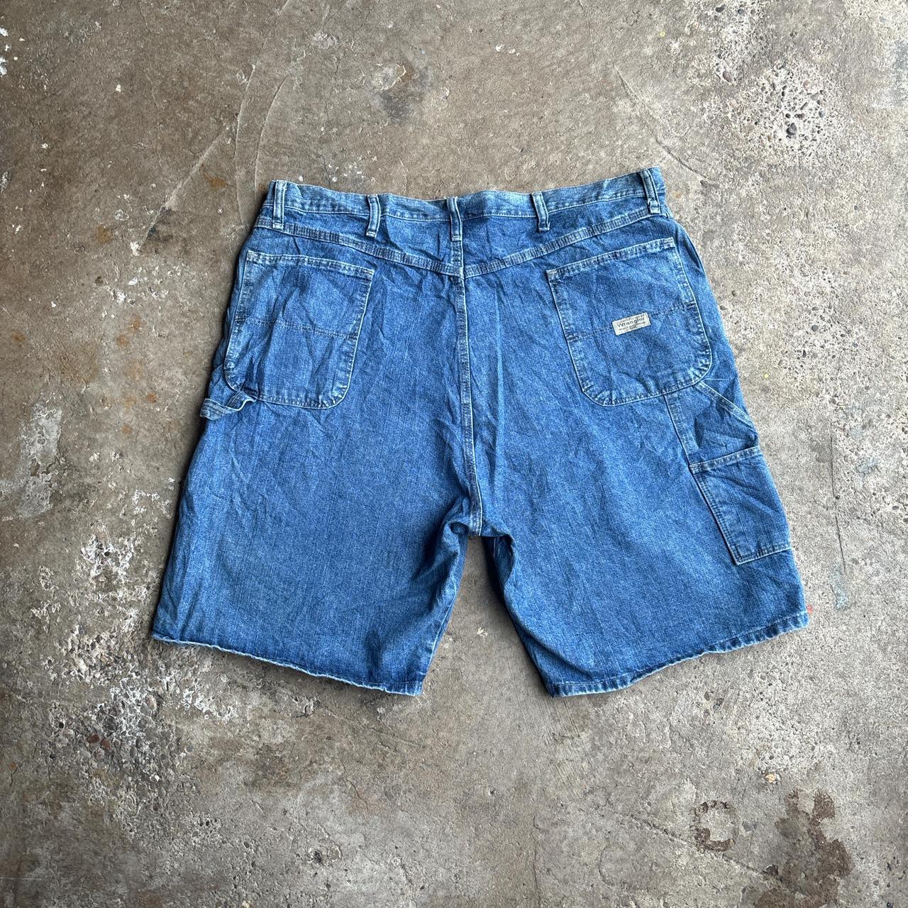 Blue Denim Carpenter Jean Shorts