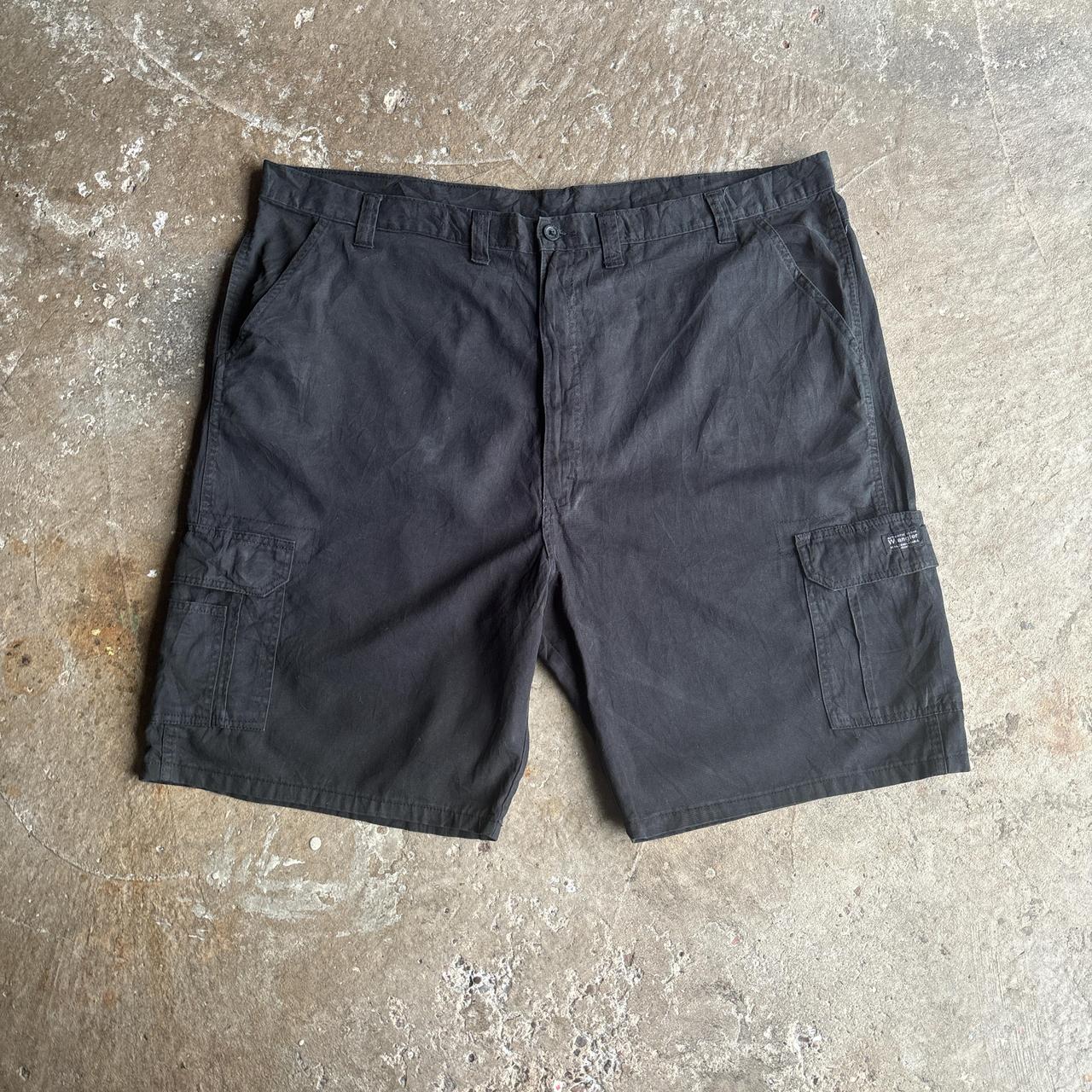 Black Wrangler Cargo Shorts - W48