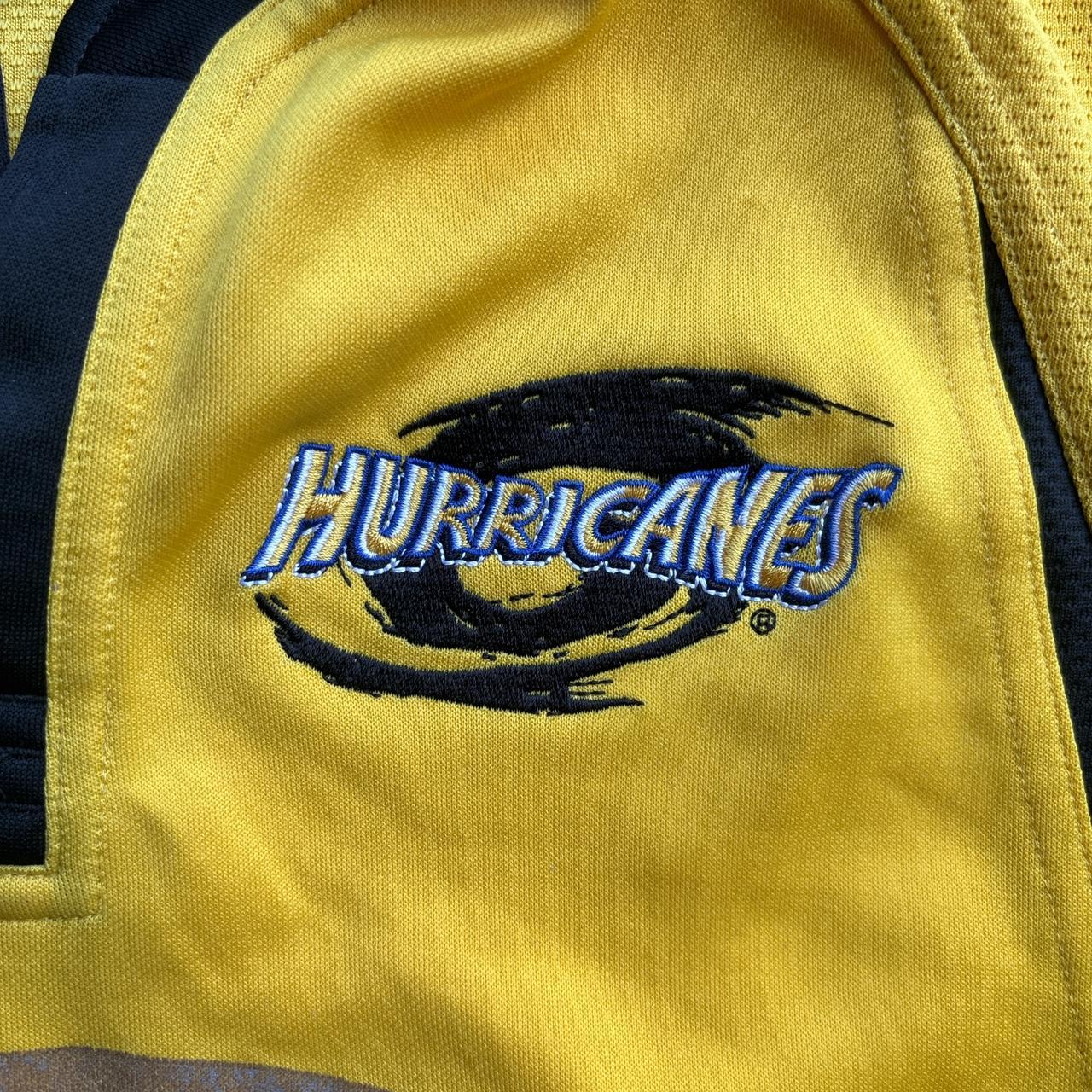 Vintage 2000s Adidas Hurricanes Rugby Super 12 Yellow Jersey
