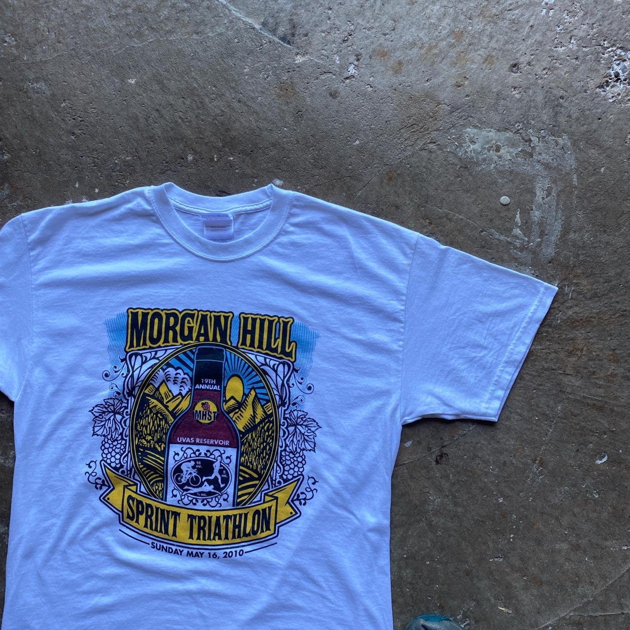 Vintage White Morgan Hill Graphic T-Shirt