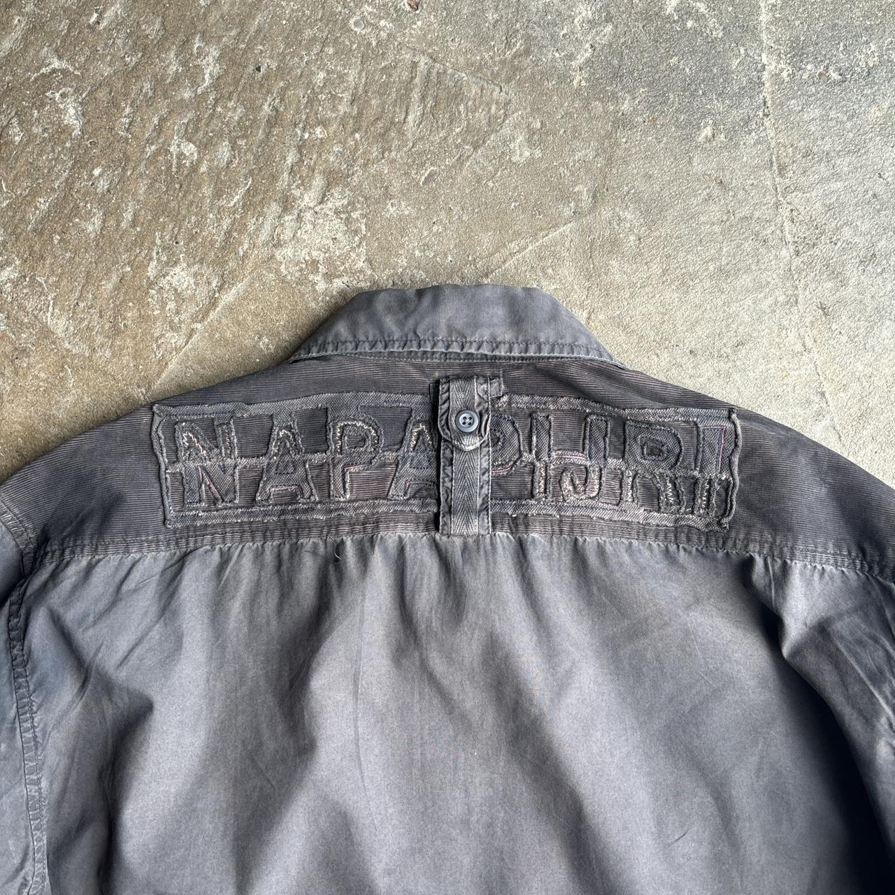 Dark Grey Napapijri Long Sleeve Shirt