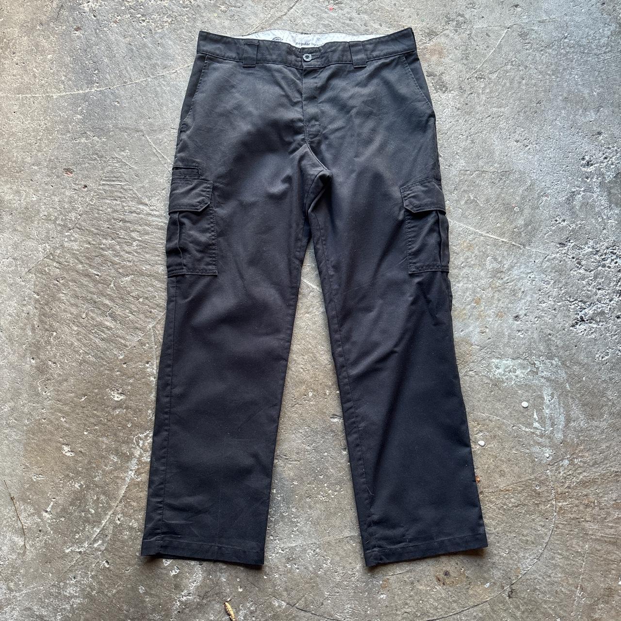 Black Dickies Regular Straight Cargo Trousers - W36