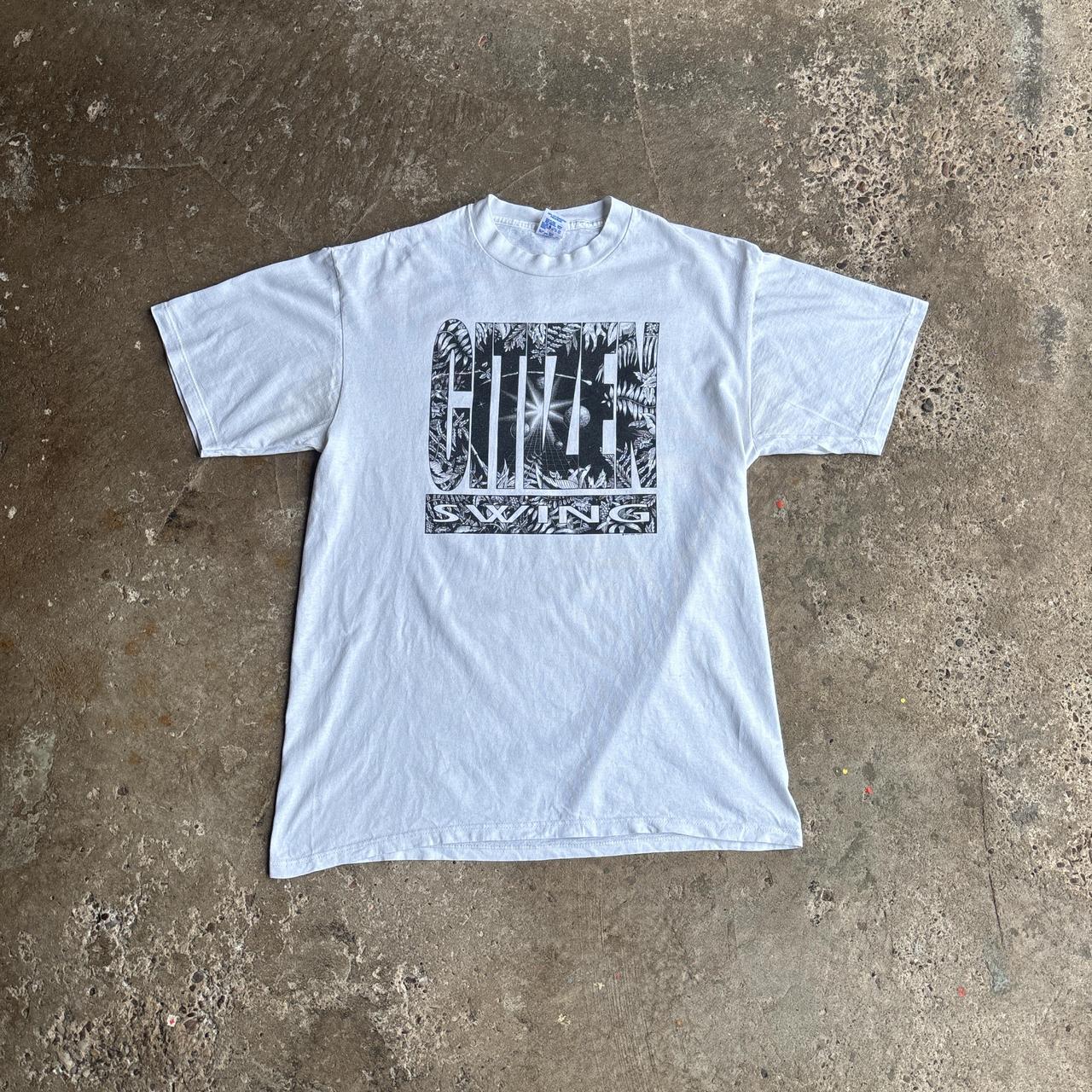 White Graphic Citizen Swing T-Shirt - L