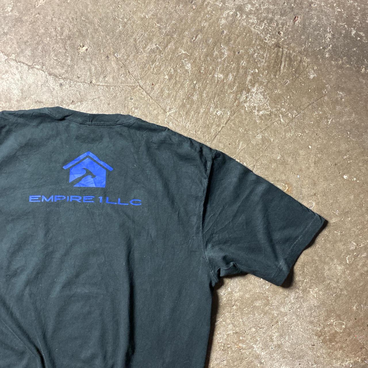 Black Carhartt Single Pocket T-Shirt w/ Back Print - L