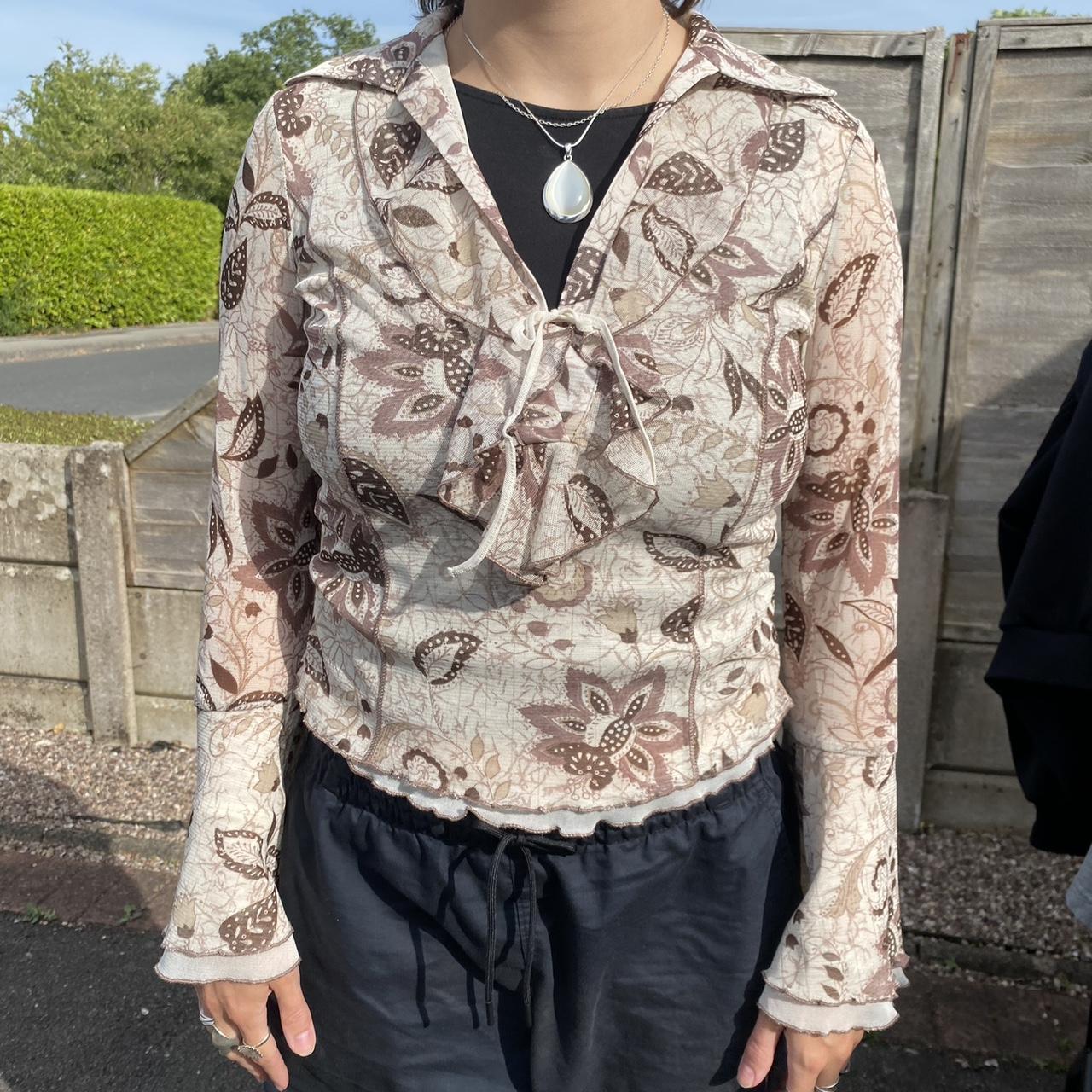 Fashion Studio Patterned Y2K Blouse/Shirt
