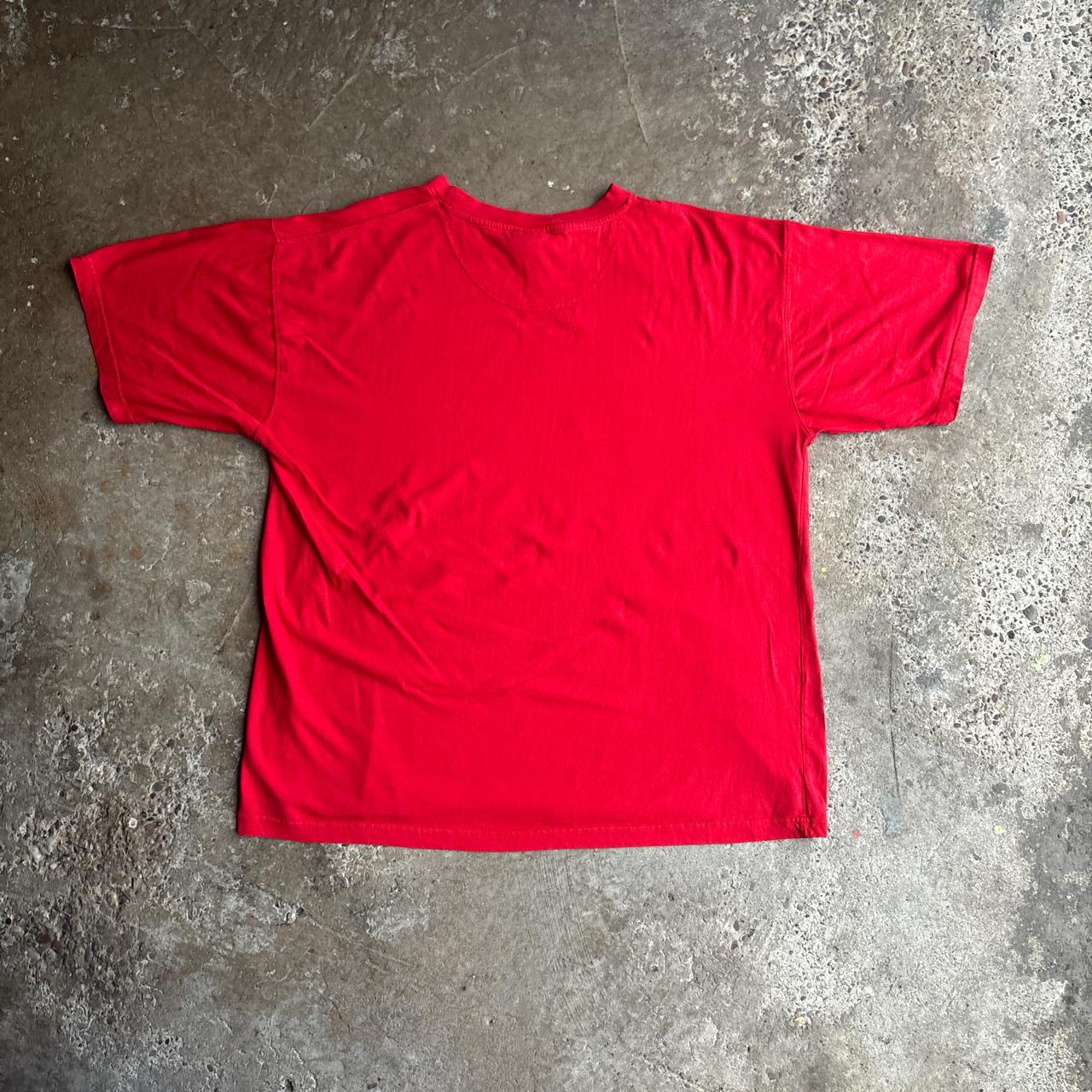 Vintage Red Graphic Chicago Bulls NBA T-Shirt - XL