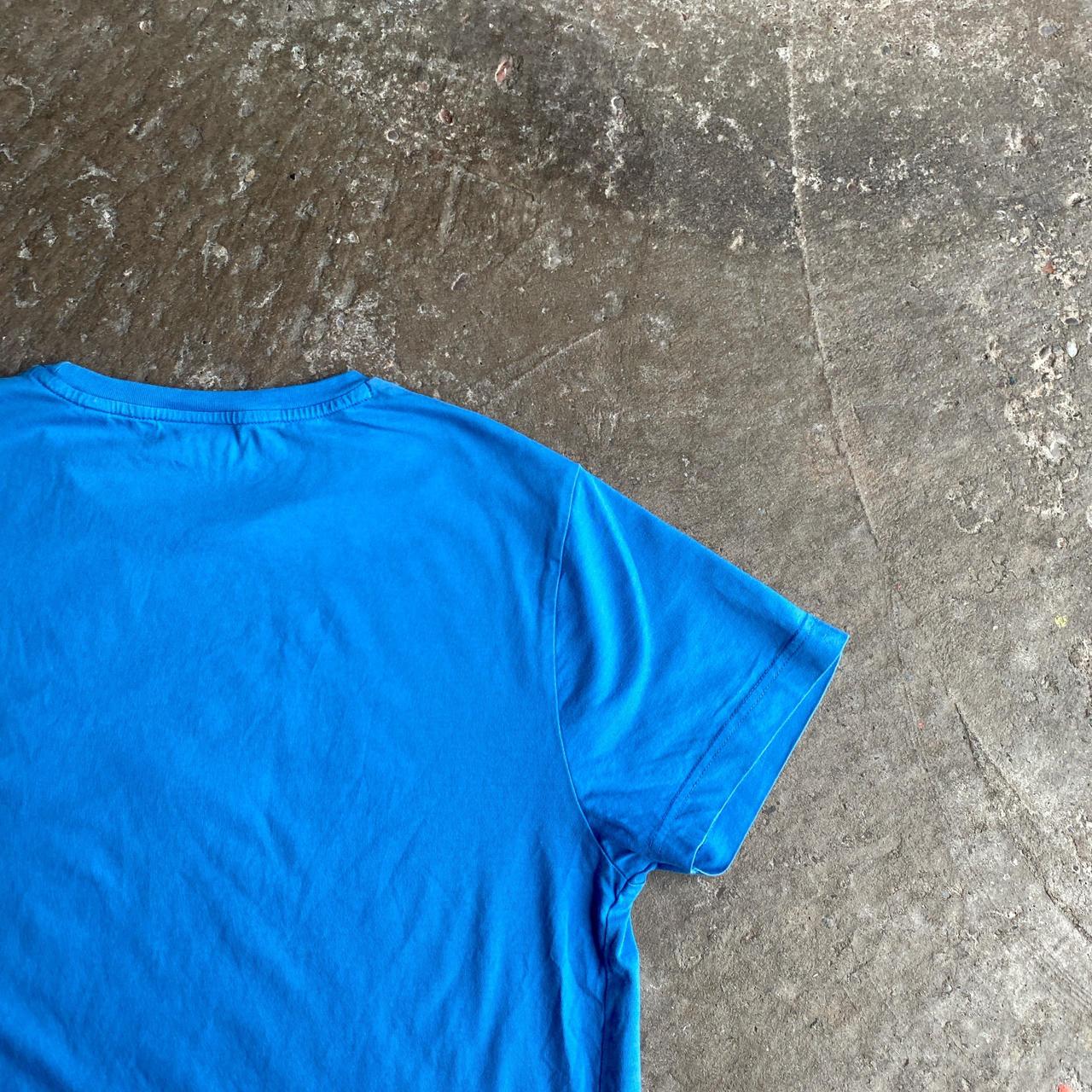 Blue GANT Graphic T-Shirt - M