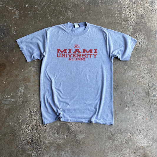 Grey Jansport Miami University Graphic T-Shirt - XL