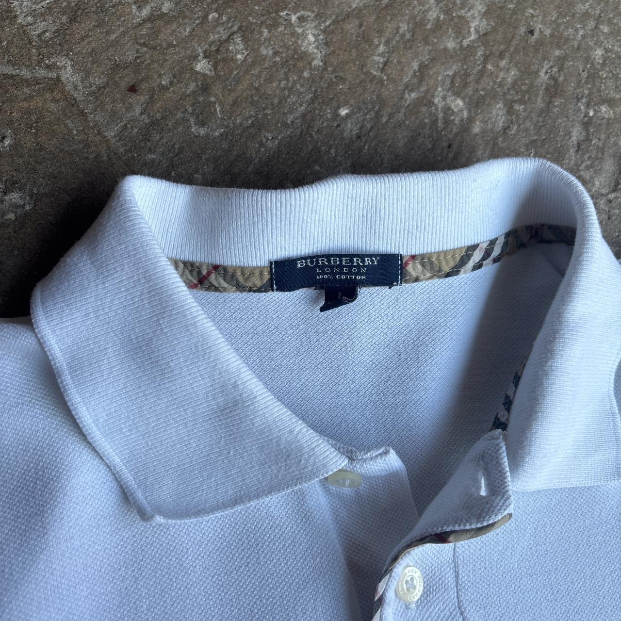 White Burberry London polo shirt