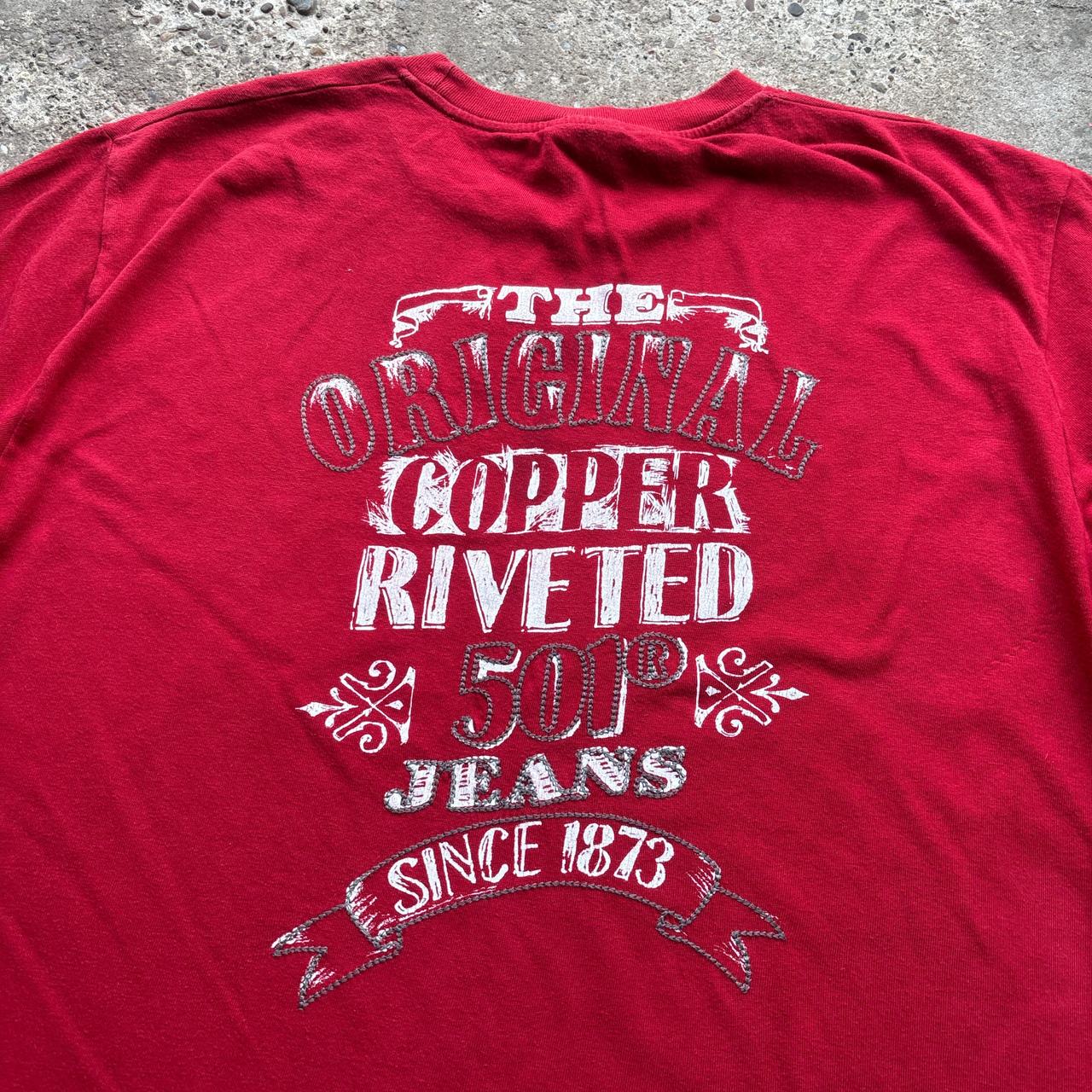 Red Levi’s red label graphic tee - XL