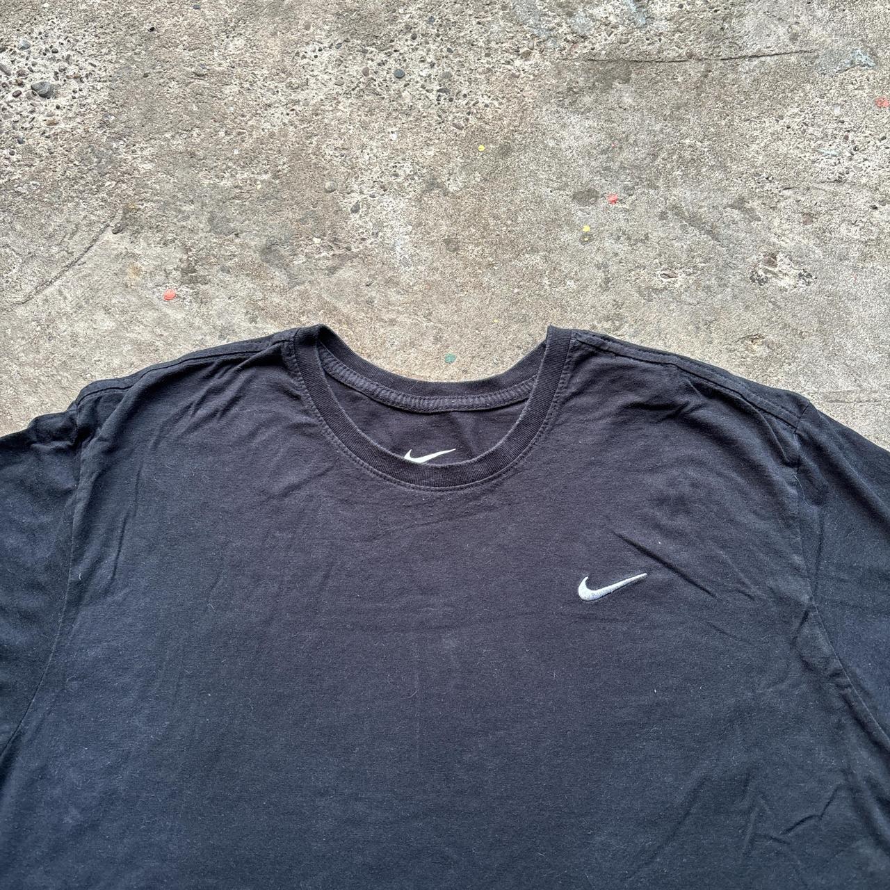 Black Nike t-shirt with embroidered logo