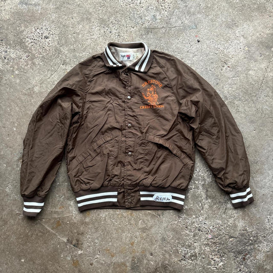 Vintage King Louie brown bomber jacket