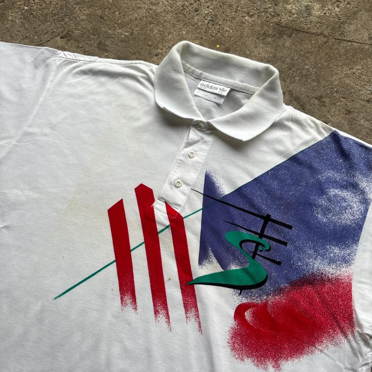 Adidas Vintage STEFAN EDBERG AUSTRALIAN OPEN 1992 Tennis polo shirt - medium