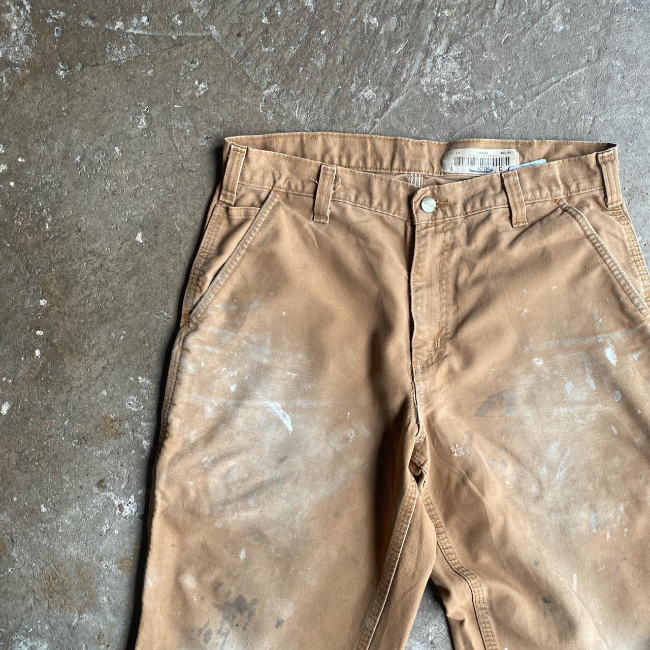 Tan Carhartt Workwear Carpenter Pants - W32