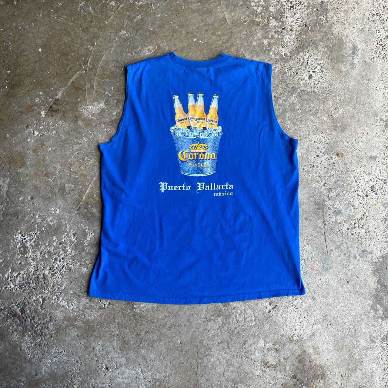 Blue Graphic Corona Extra Vest - 2XL