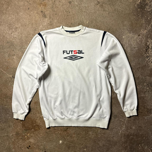 White Umbro Futsal sweatshirt
