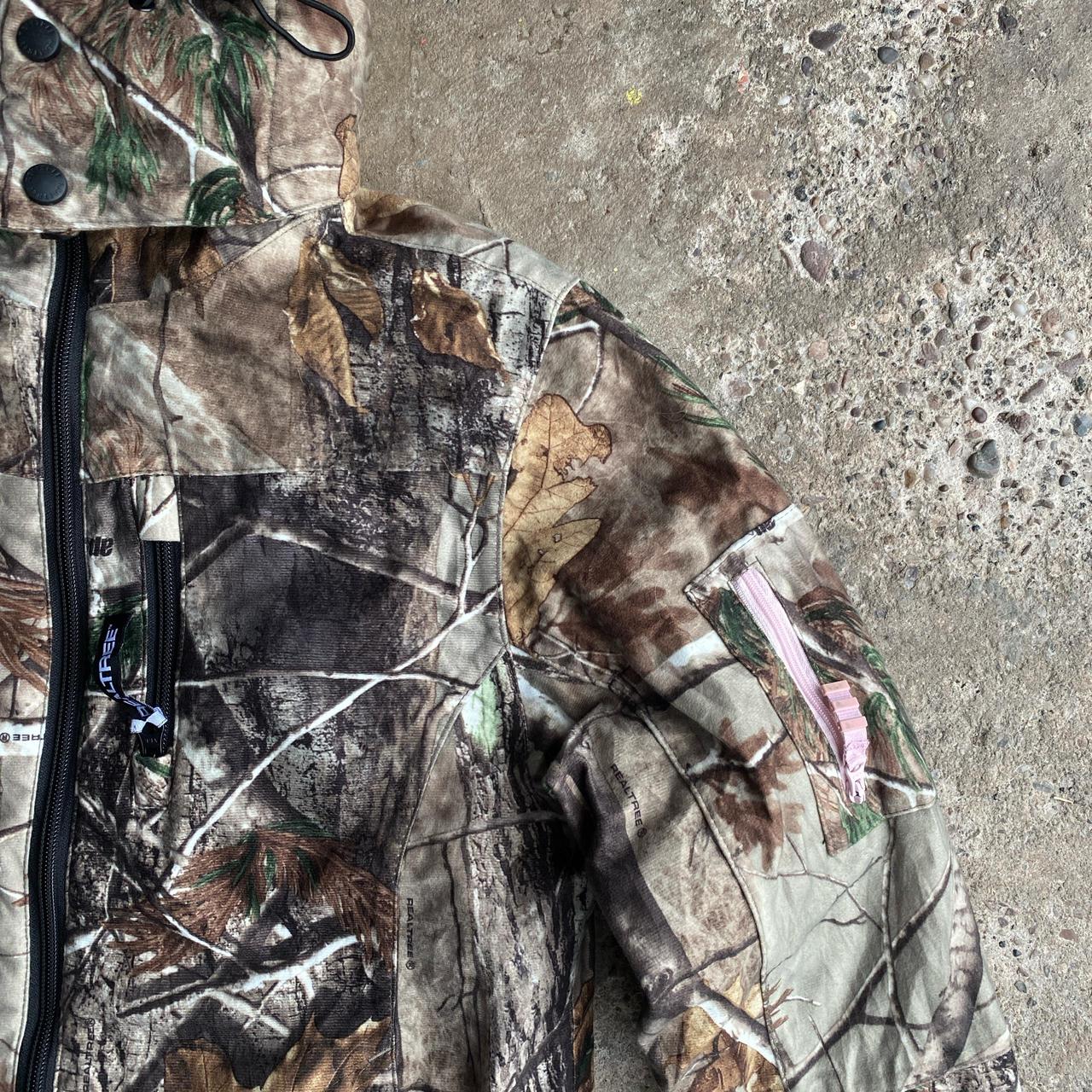 Real Tree Hooded Full-Zip Jacket- S