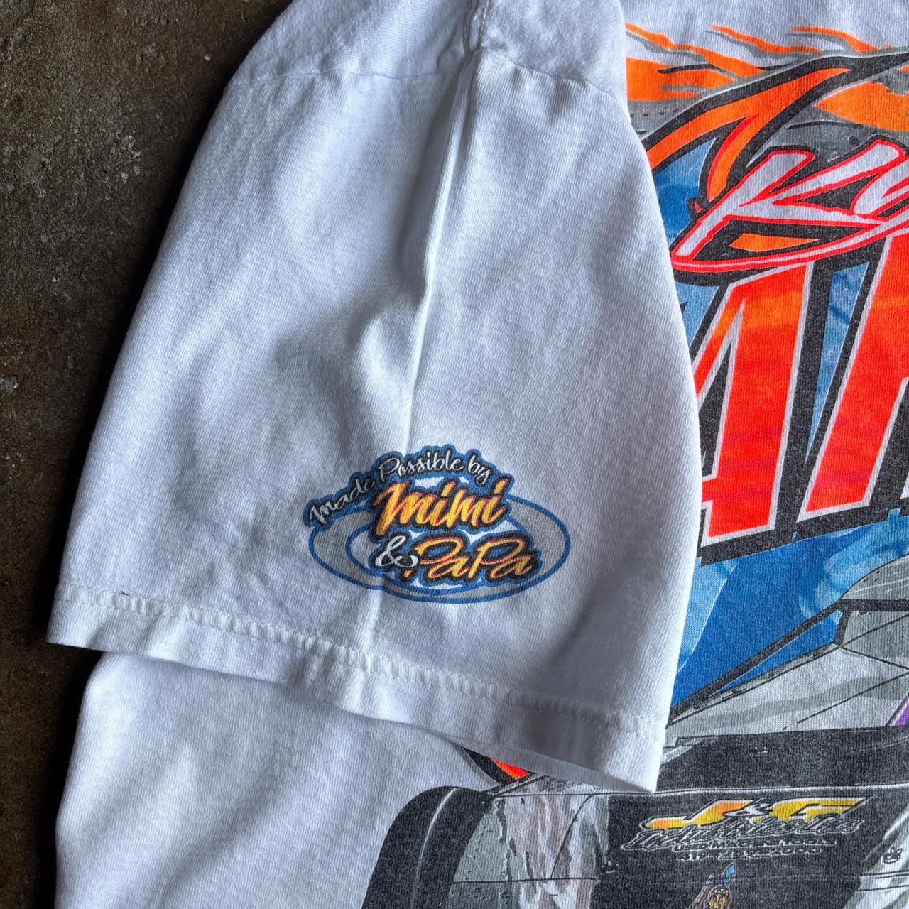 00s White Ky Harper NASCAR t-shirt - XL