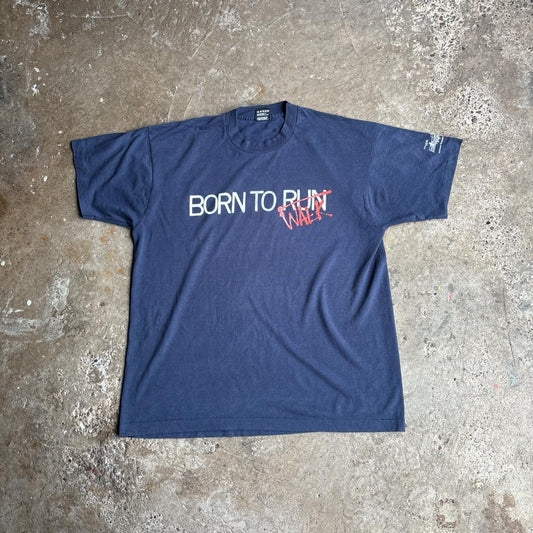 Vintage Navy Single Stitch ‘Born to Walk’ Graphic T-Shirt