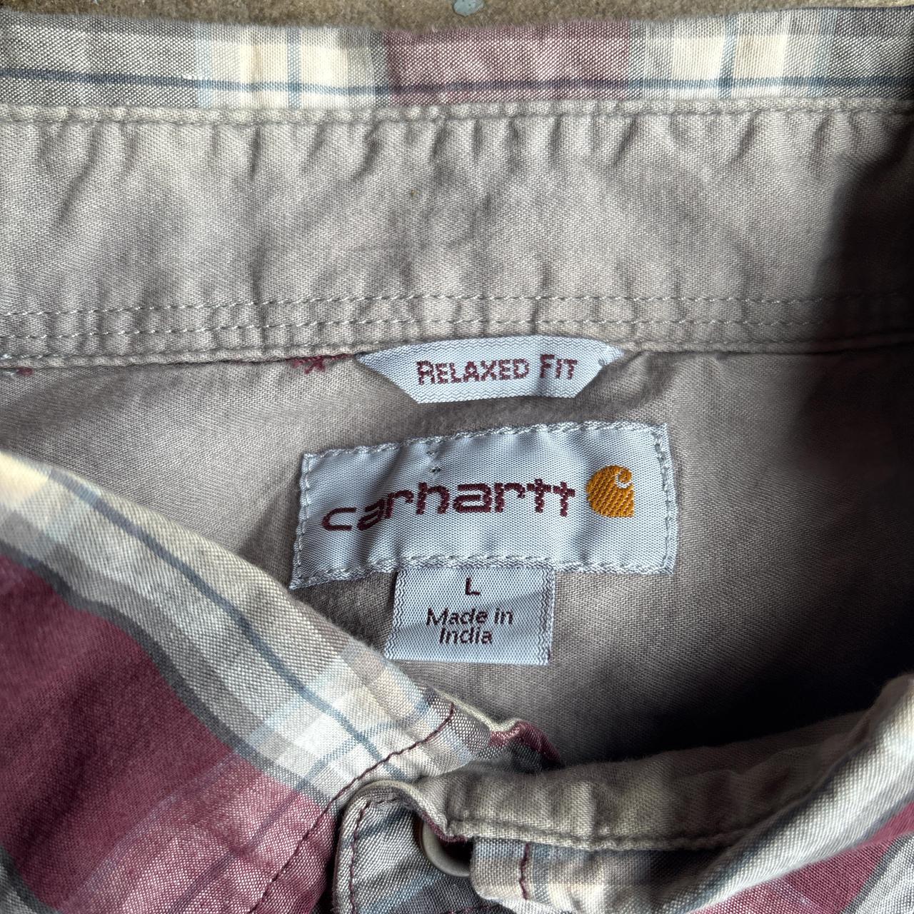 Red & Black Checkered Carhartt Shirt