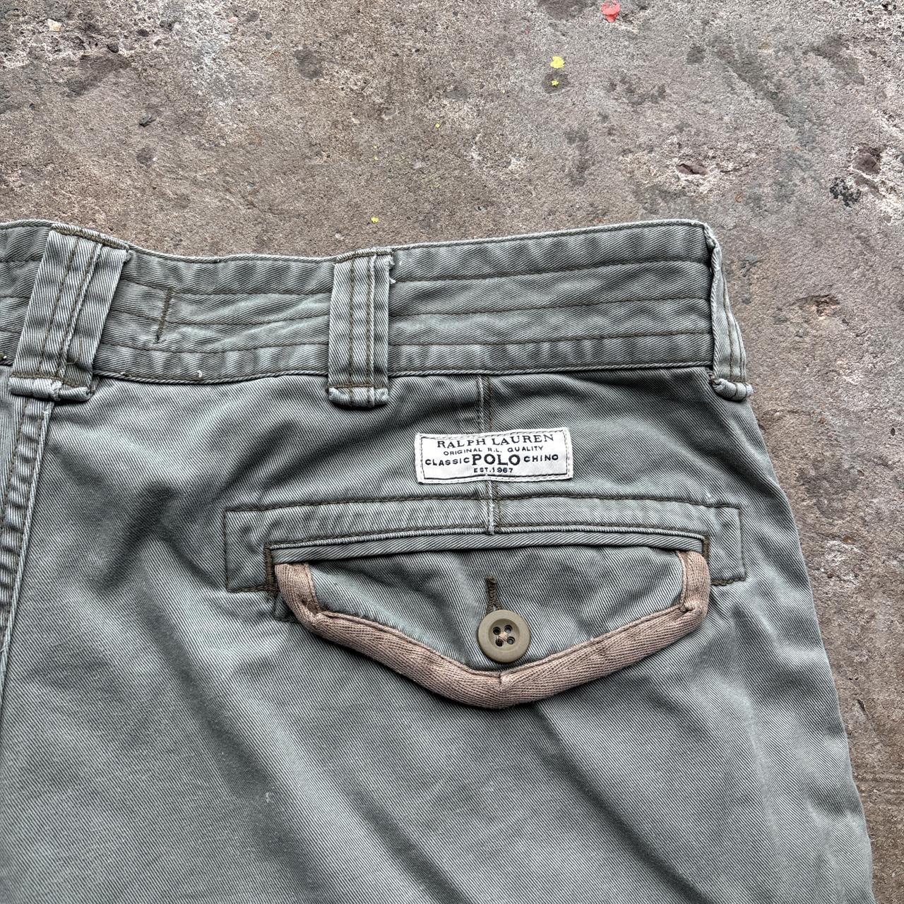 Khaki Polo Ralph Lauren Cargo Shorts - W38