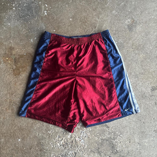 Red/Navy/White Nike Reversible Basketball Shorts