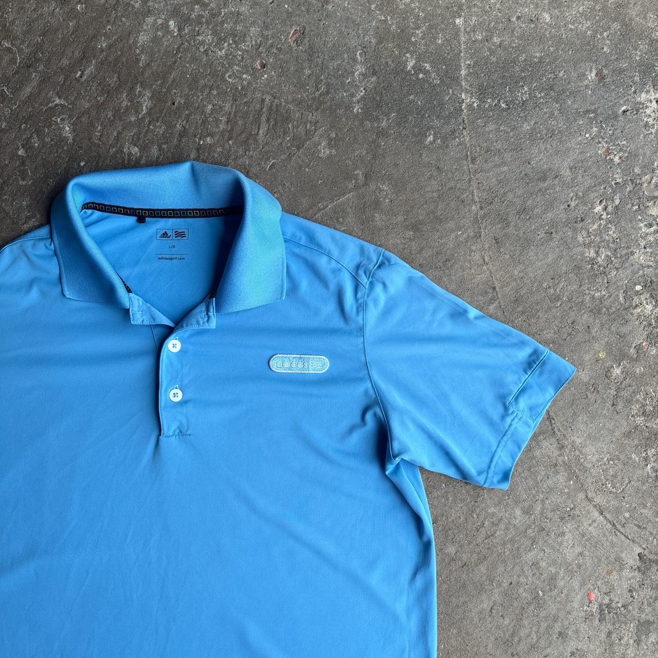 Light Blue Adidas Golf Polo Shirt