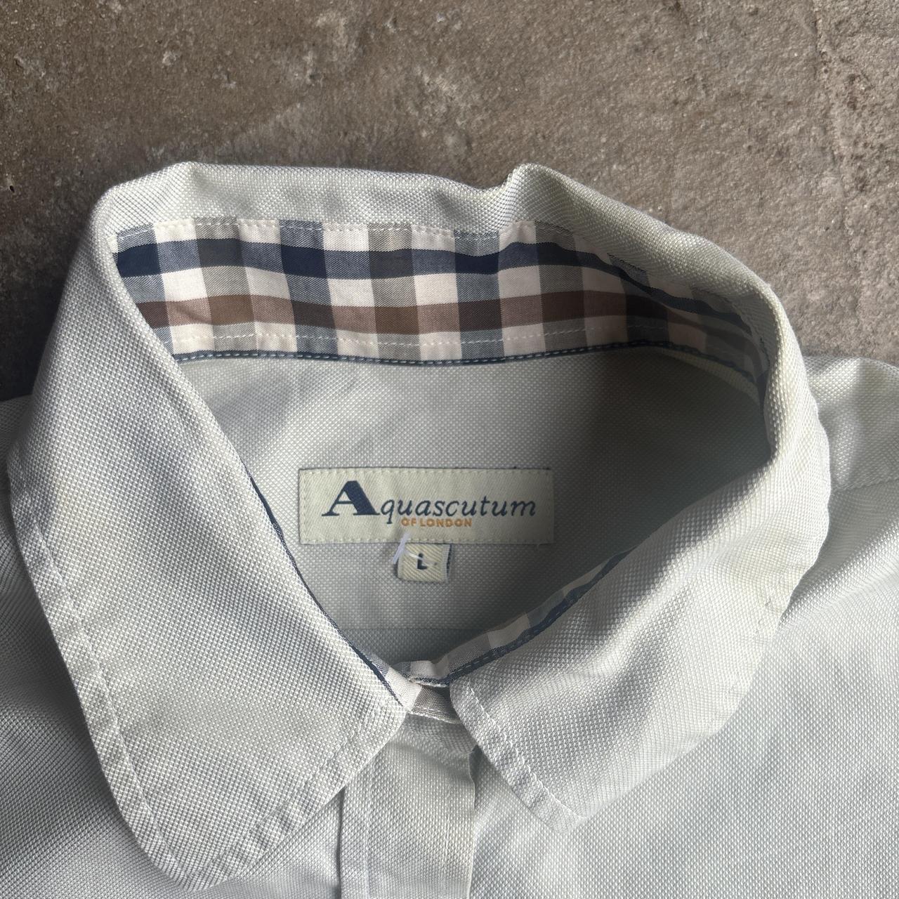 Cream Aquascutum Long-Sleeve Shirt