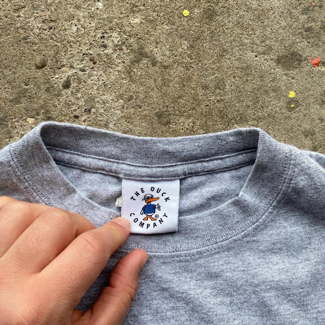 Grey 00s Vermont Moose graphic tee