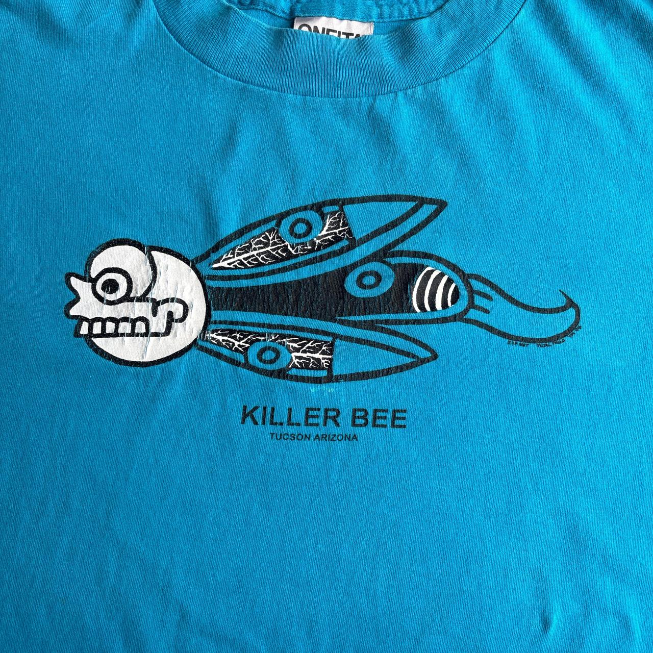 Vintage Blue ‘Killer Bee’ Graphic T-Shirt - L
