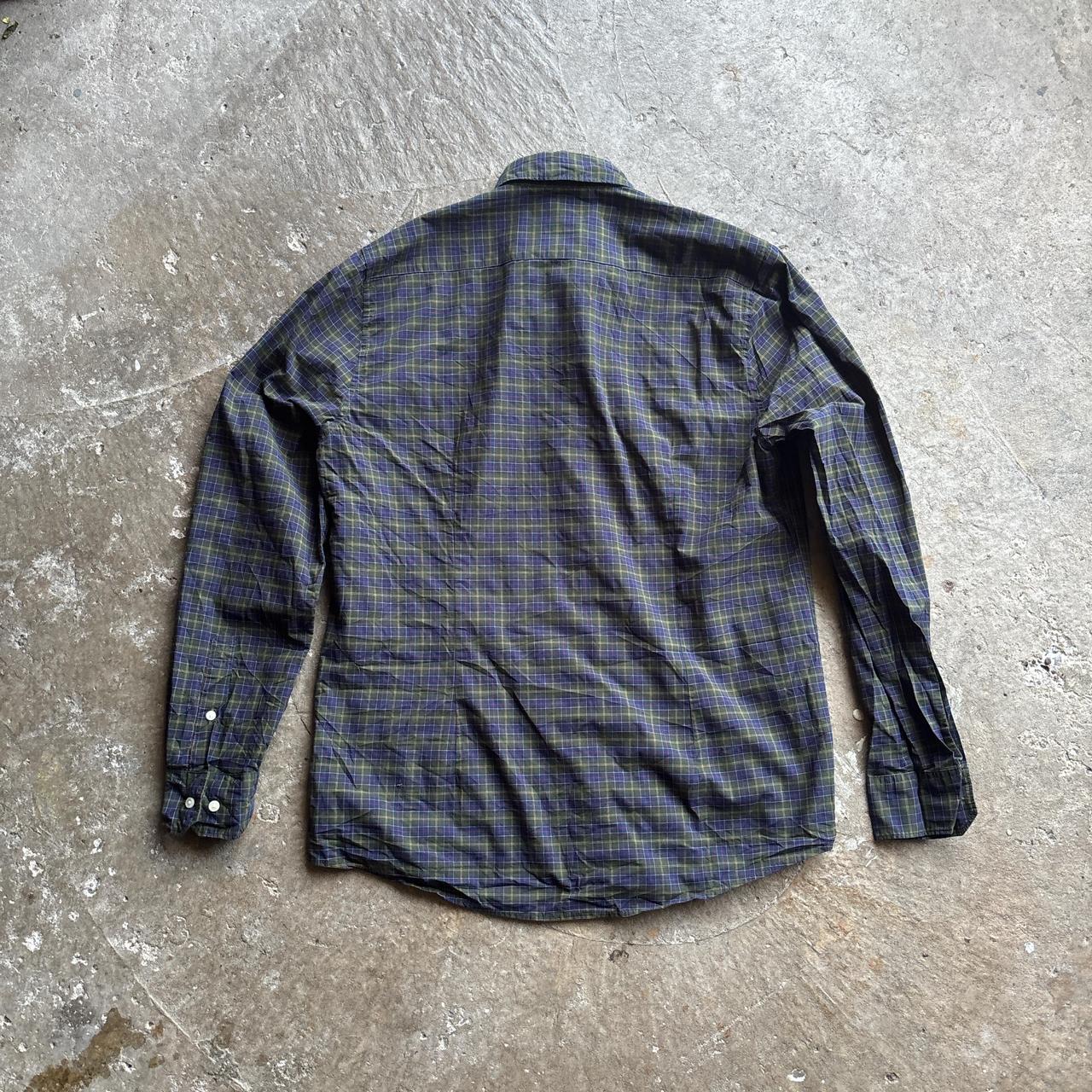 Green & Blue Barbour Checkered Long-Sleeve Shirt