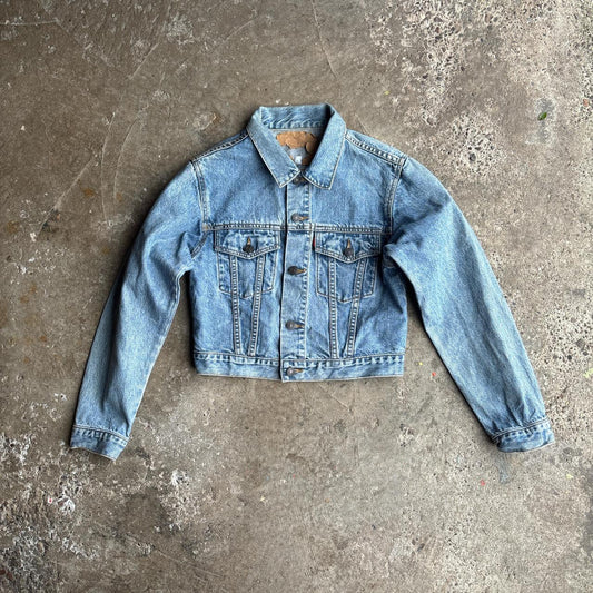 Cropped Light Blue Levi’s Denim Jacket | 7054604