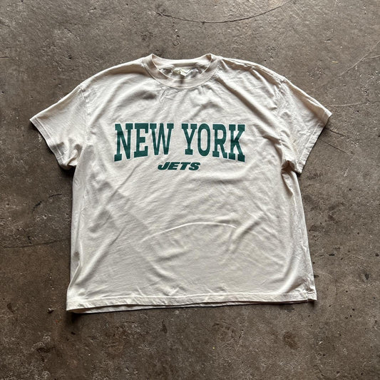 Cream New York Jets graphic tee - XL