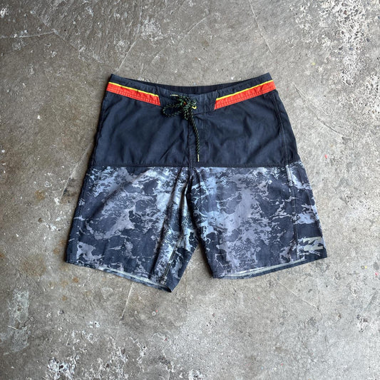Black & Grey Graphic Billabong Board Shorts