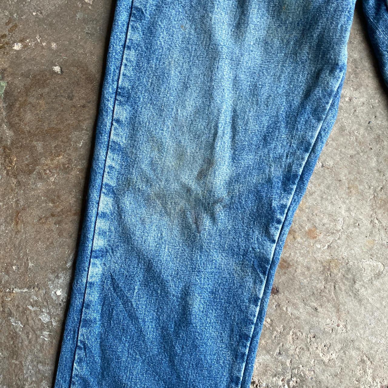 Faded Blue Relaxed Dickies Denim Jeans - W36