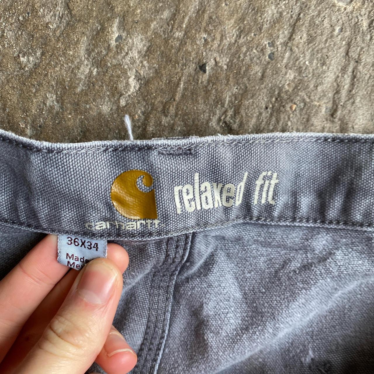 Grey Carhartt Carpenter Pants- W36