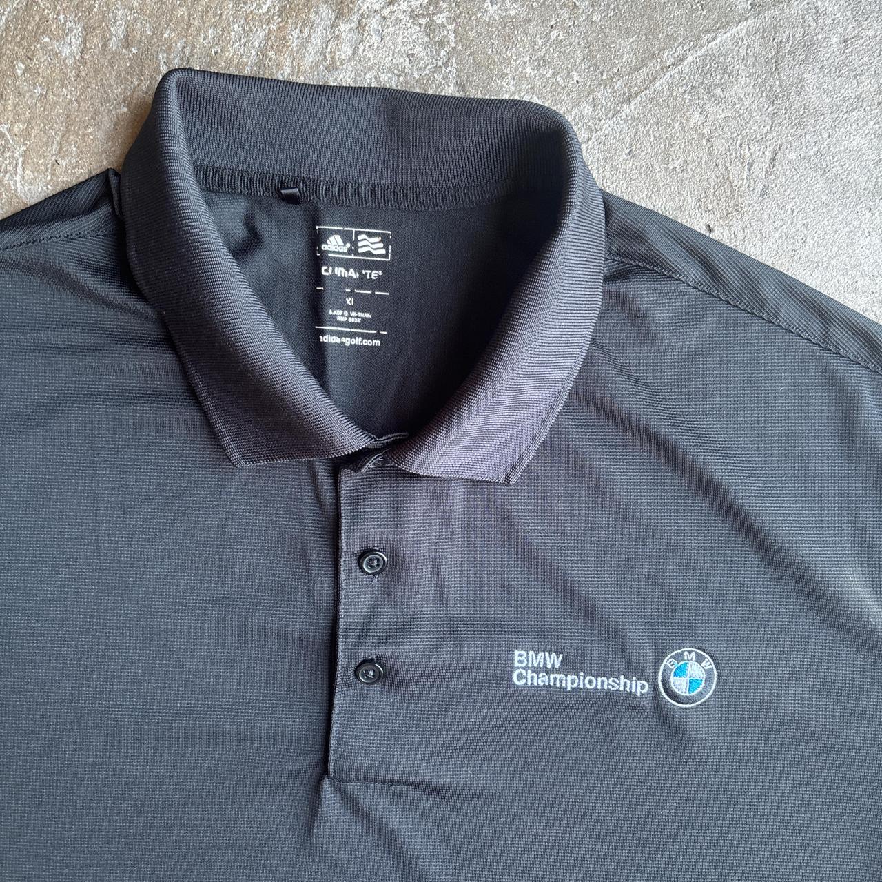 Black BMW Championship Adidas Golf Polo Shirt