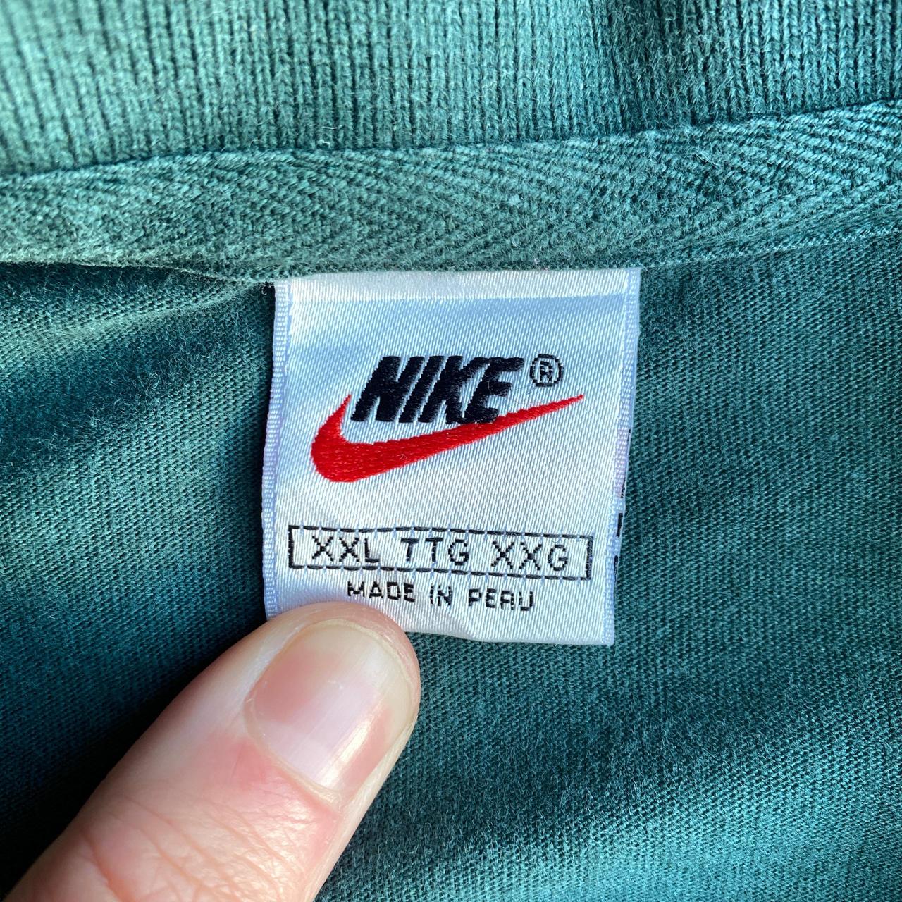Vintage ‘90s Green Nike Polo Shirt - 2XL