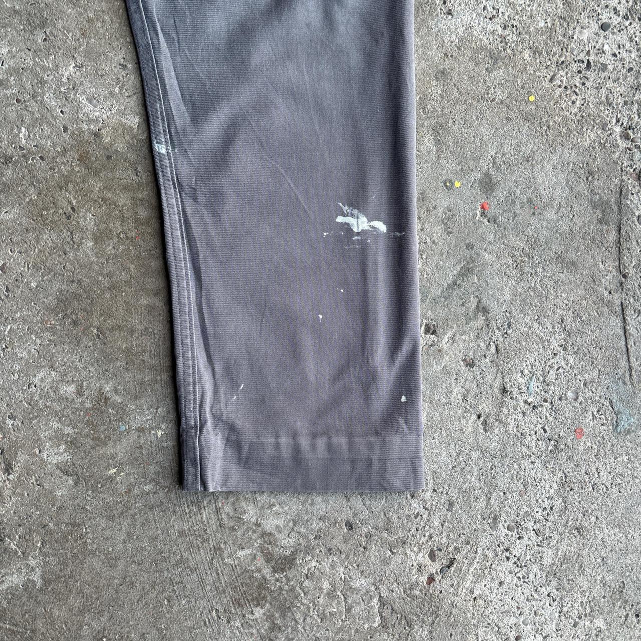 Grey Dickies Paint Splattered Workwear Pants - W36