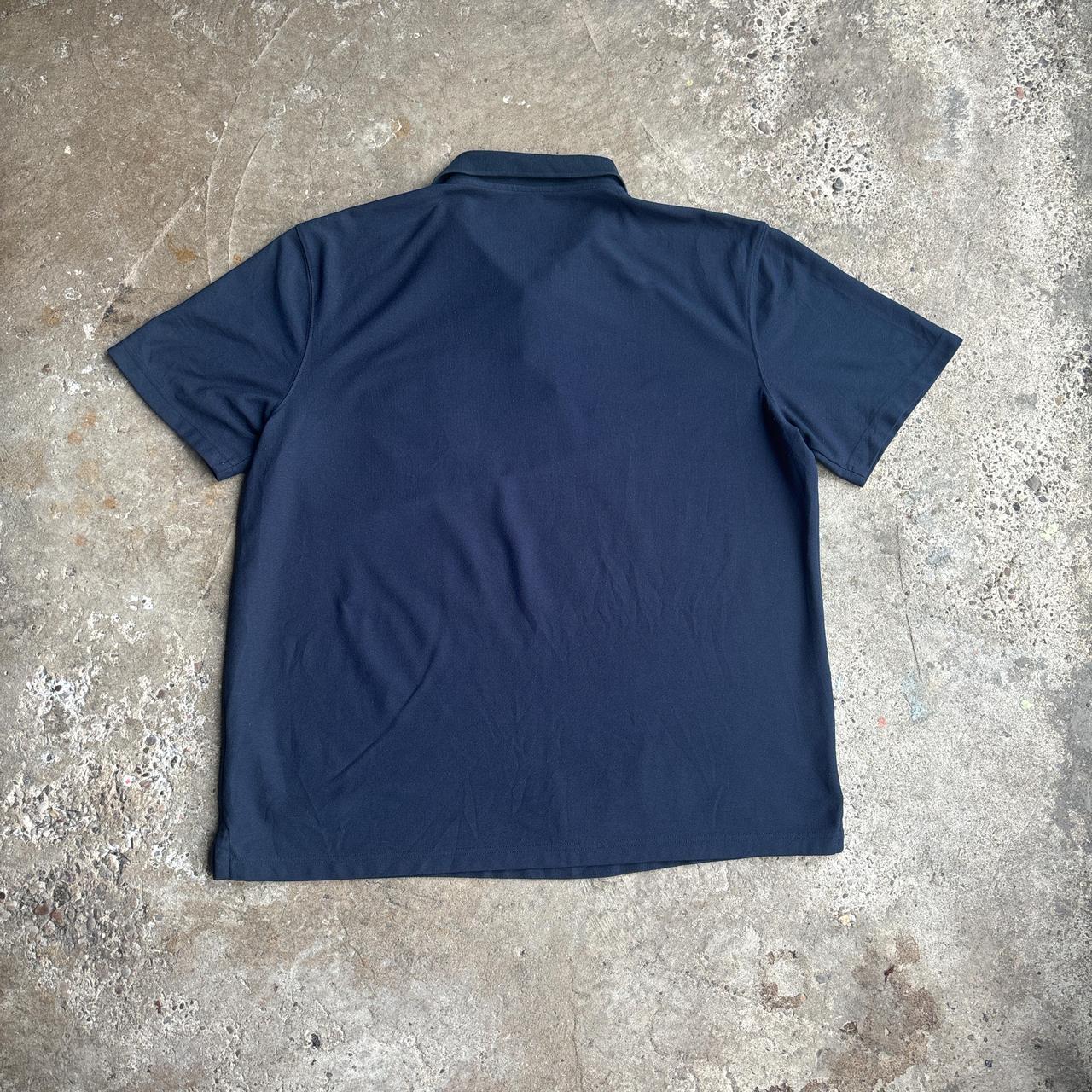 Navy Carhartt Single Pocket Polo Shirt