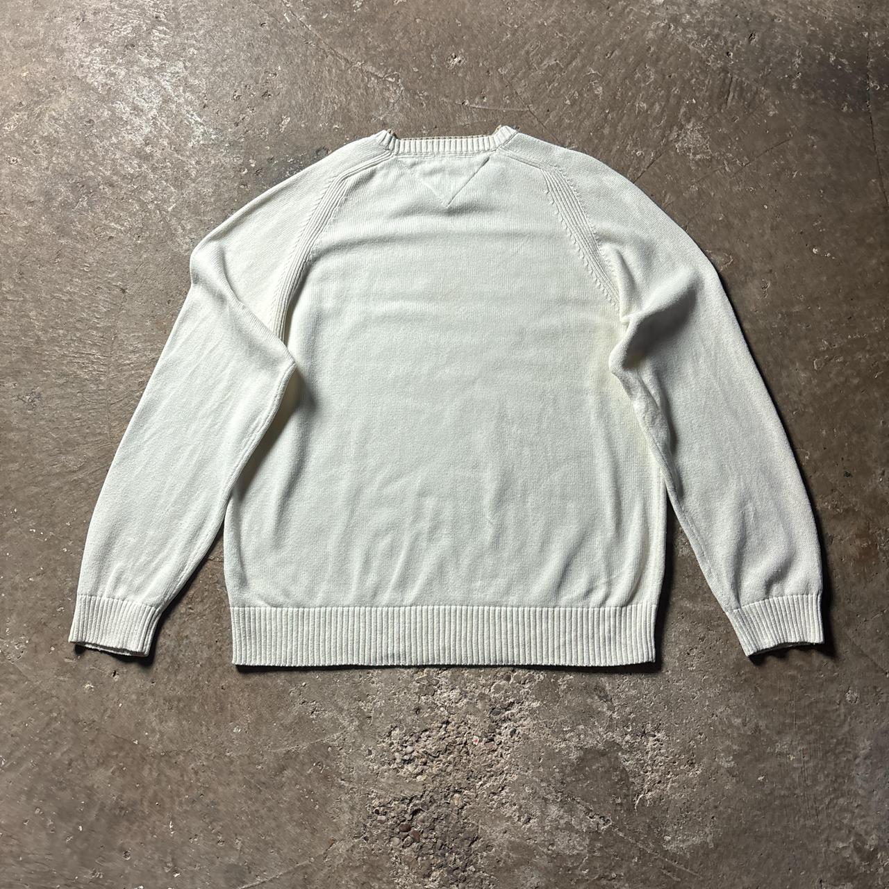 Cream Tommy Hilfiger Knit Sweater  - 2XL