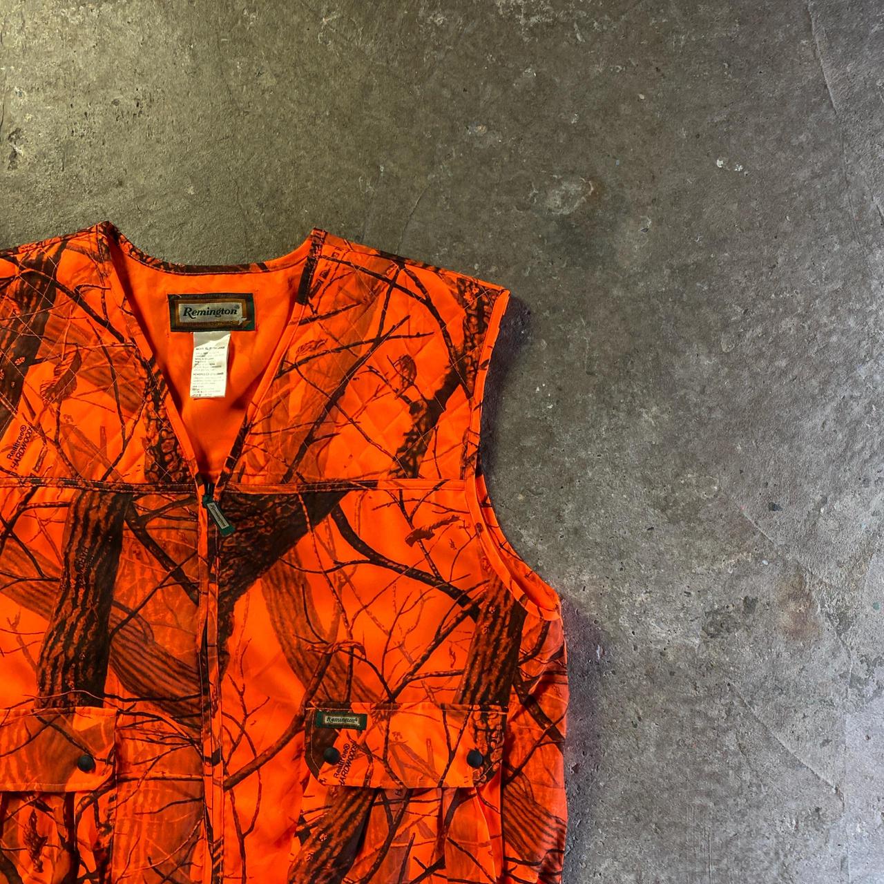 Orange Remington Realtree Print Vest Jacket - XL