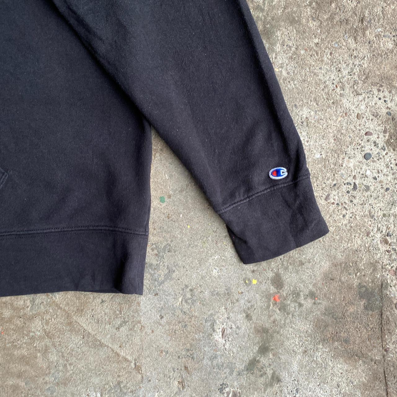 Black Champion Logo Hoodie - 2XL
