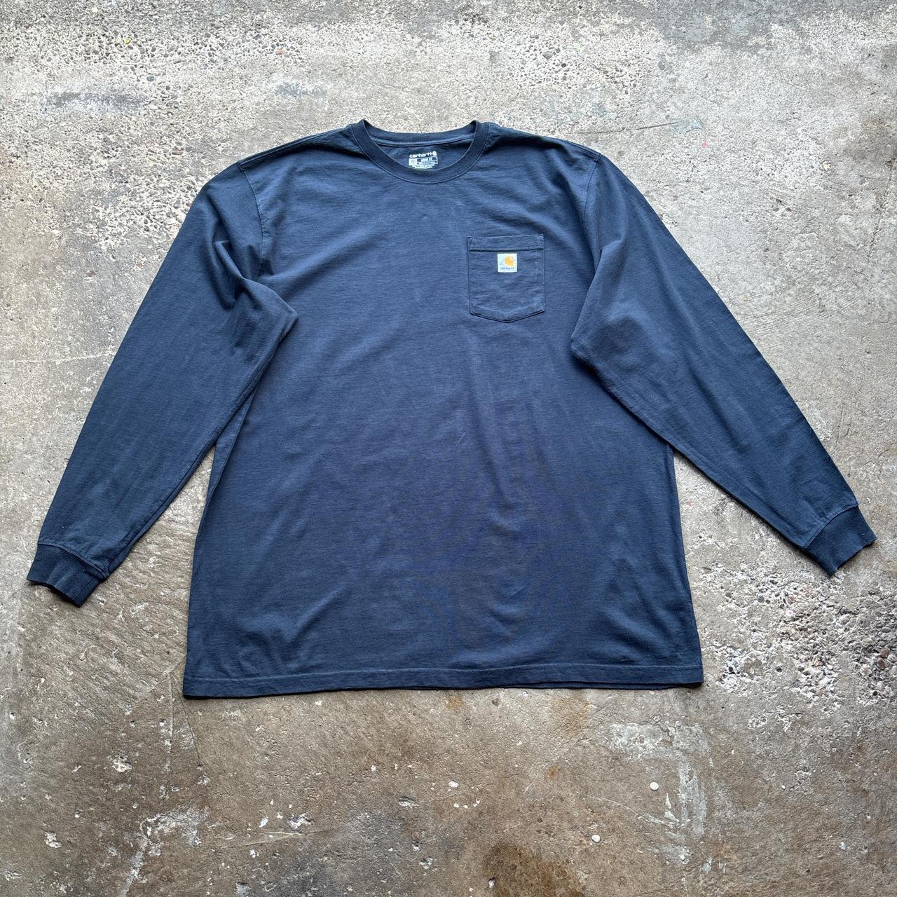 Navy Carhartt long-sleeve top - XXXL
