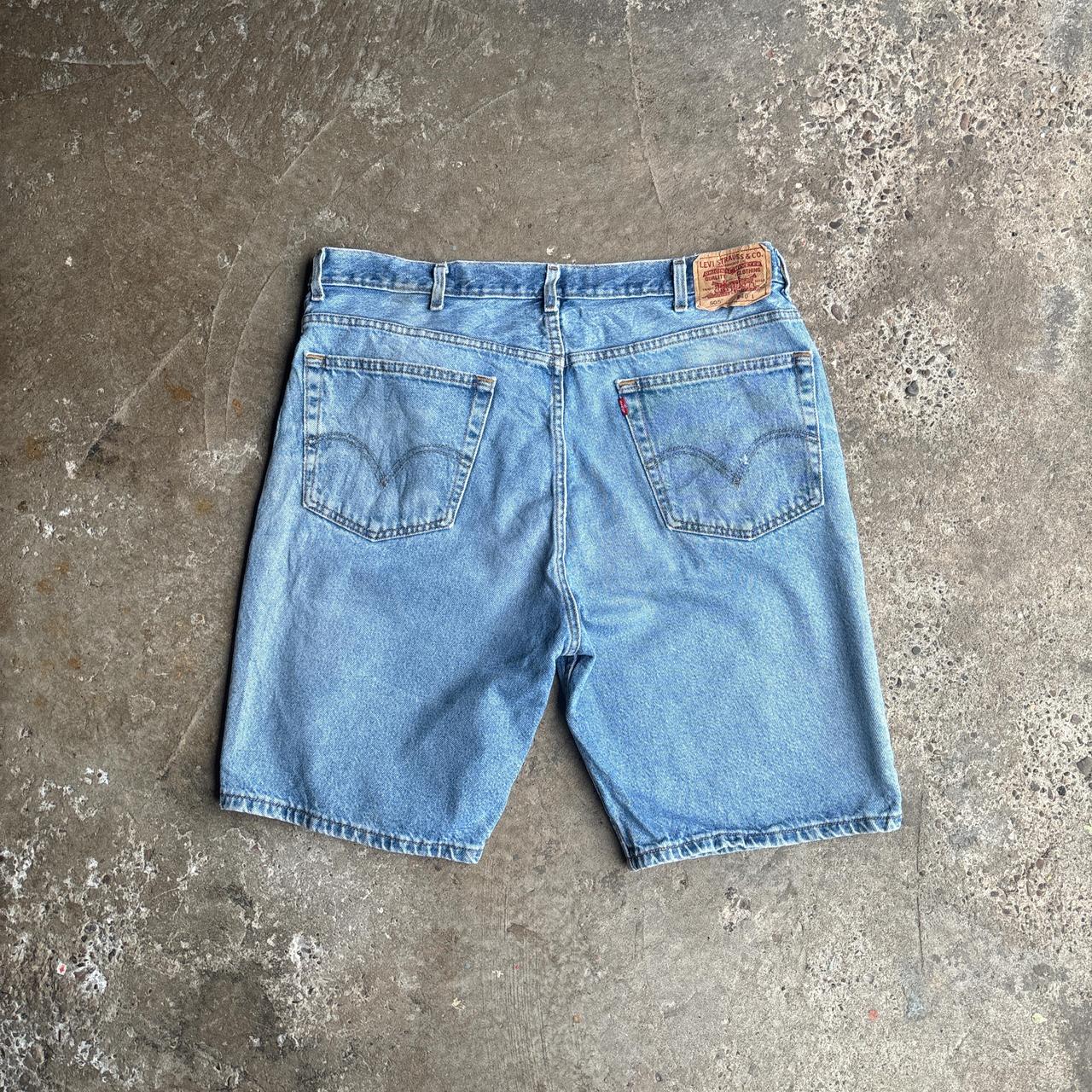 Light Blue Denim Levi’s 505 Jean Shorts
