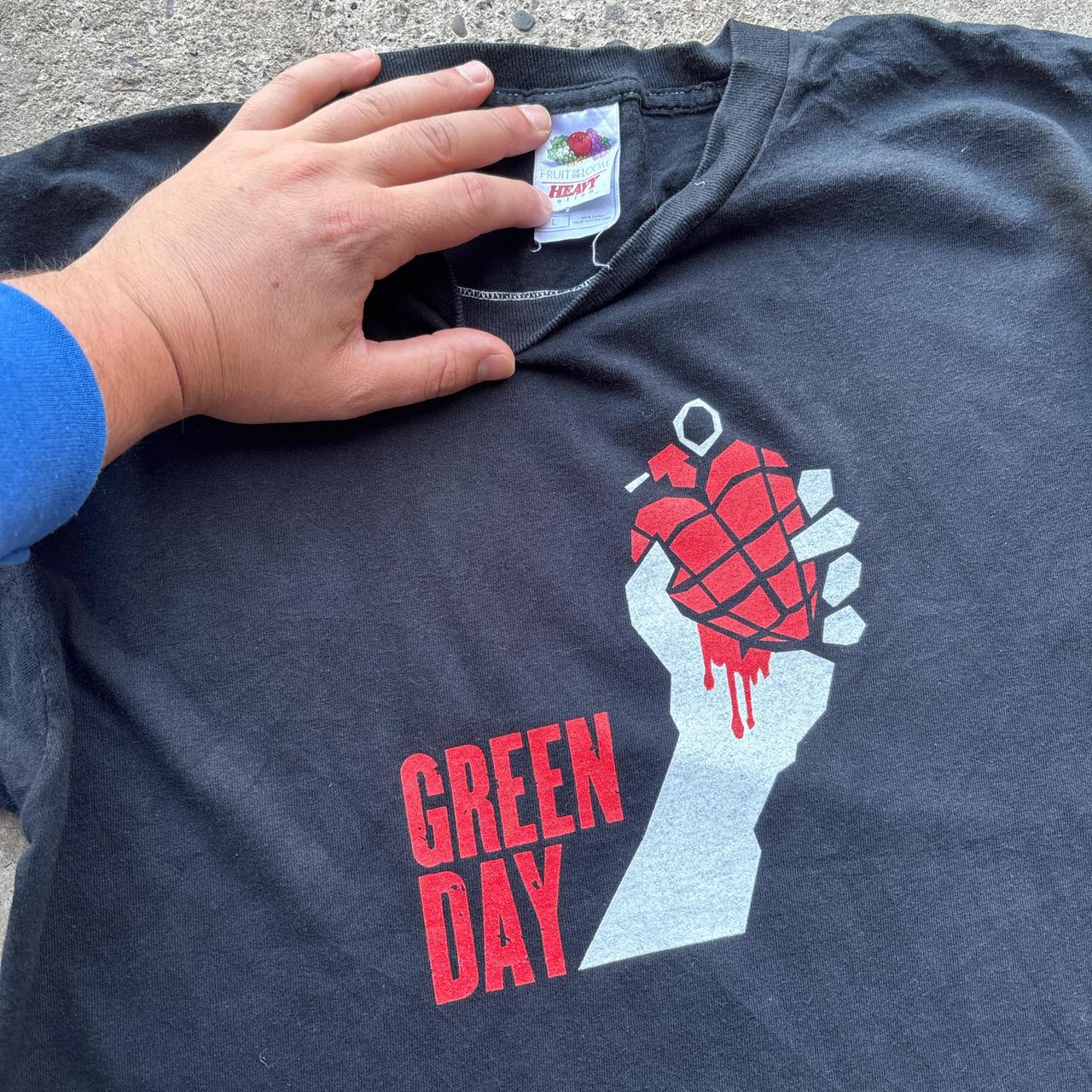 Y2k Green Day, American idiot 2004 t-shirt