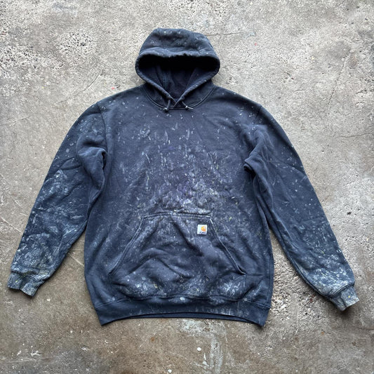 Thrashed Navy Carhartt hoody