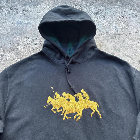 Black Polo Ralph Lauren Hoody - XXXL (Tall)