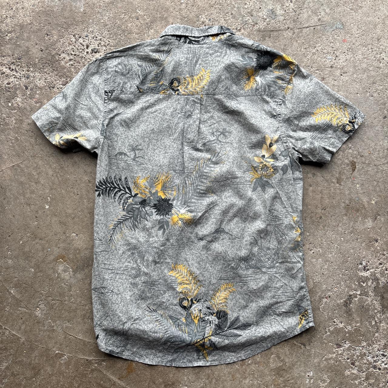 Grey Quiksilver Hawaiian shirt